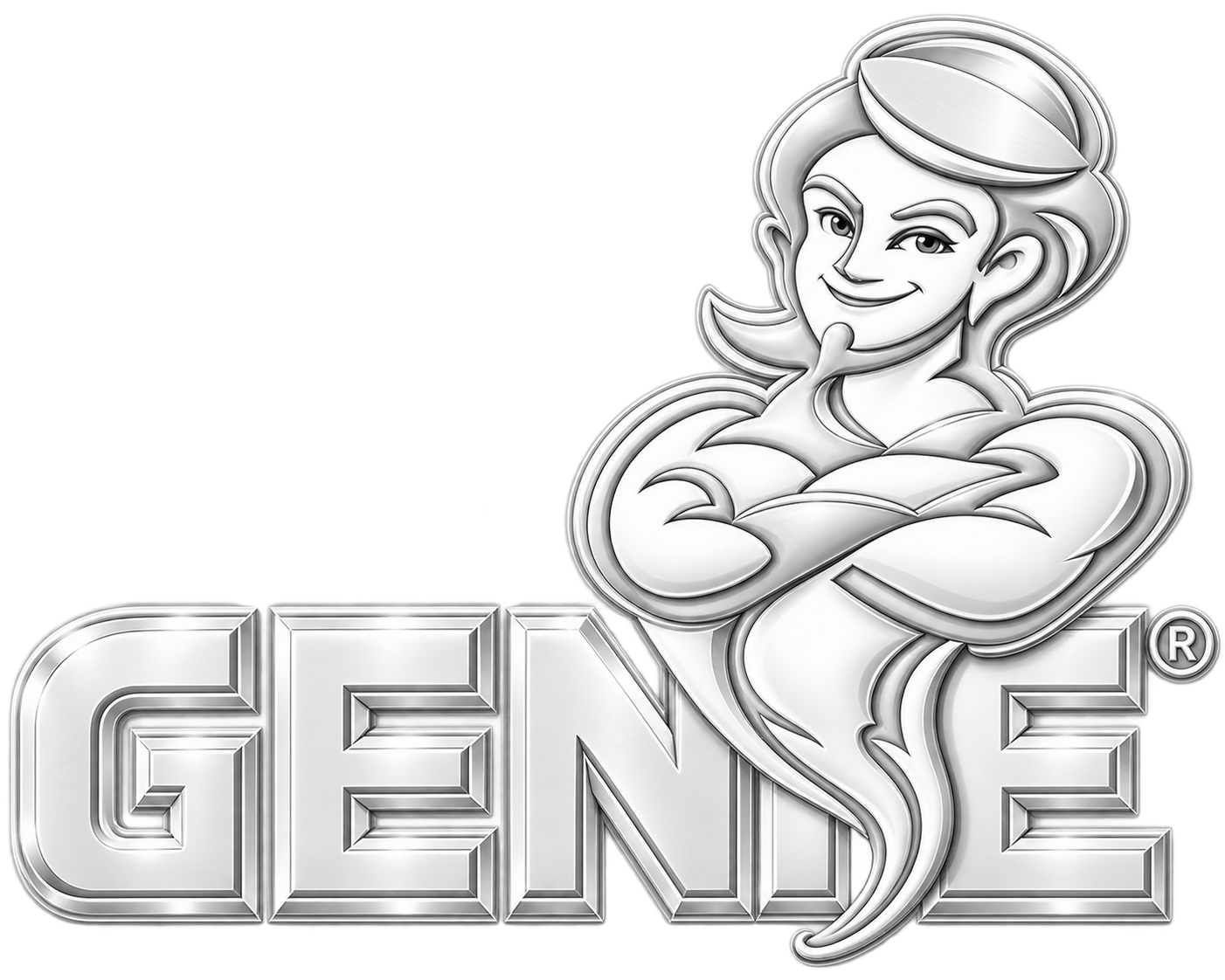 Genie garage door opener brand logo